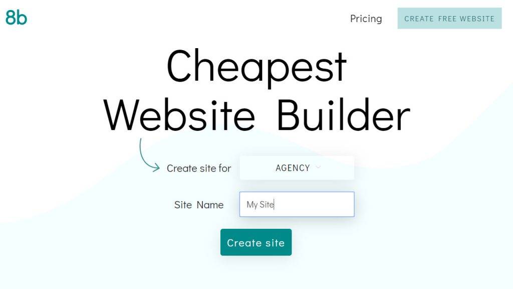 cheapest way to create a website